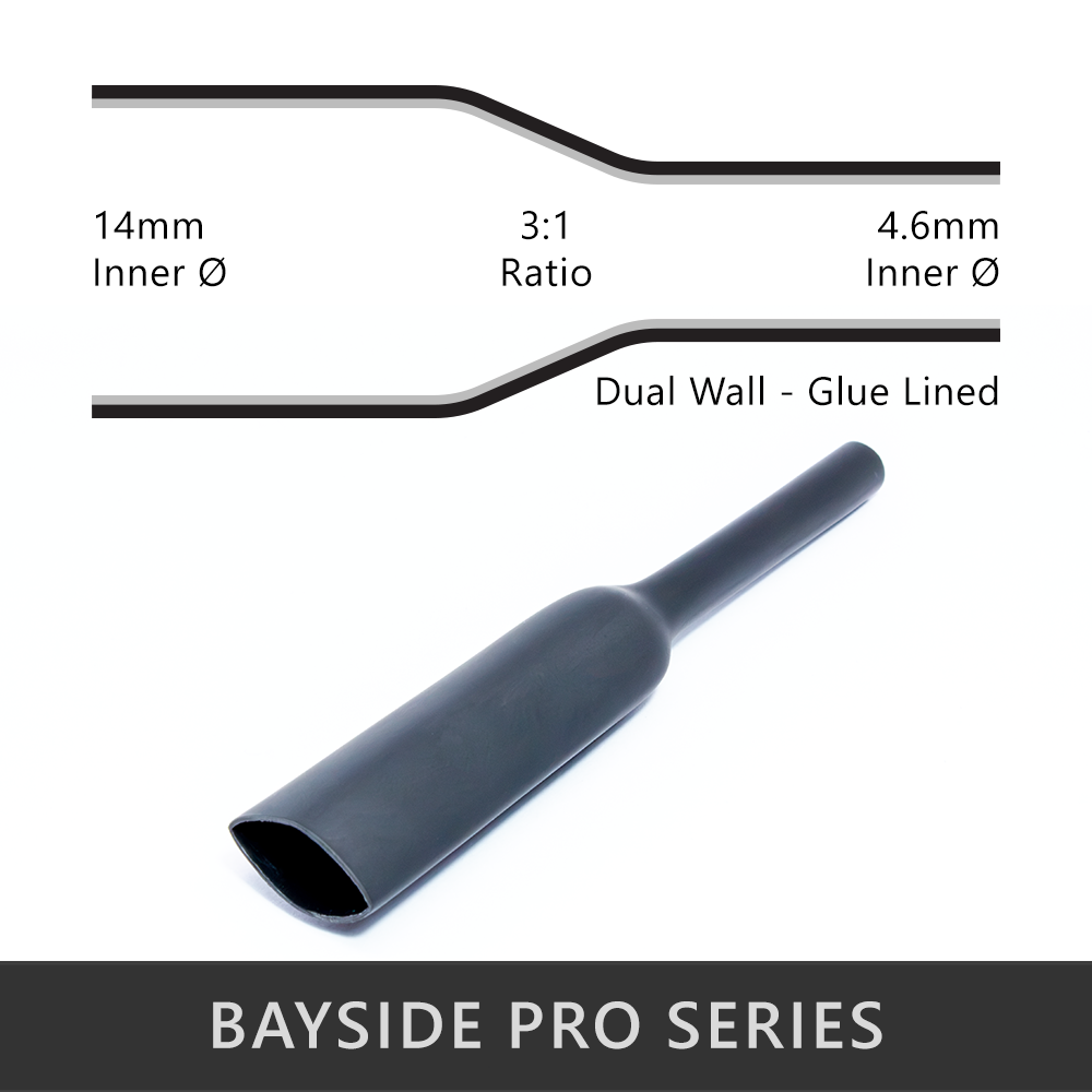 14mm Heat Shrink - Dual Wall - Glue Lined - 3:1 Ratio