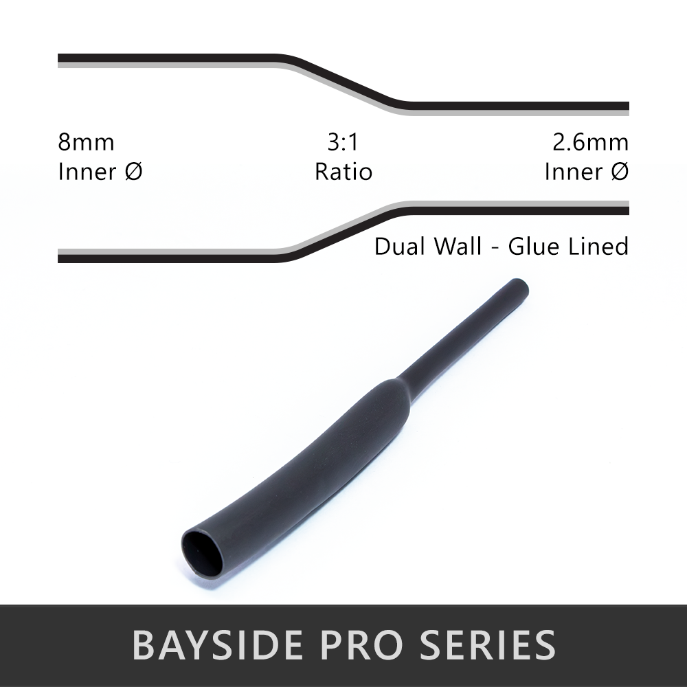 8mm Heat Shrink - Dual Wall - Glue Lined - 3:1 Ratio