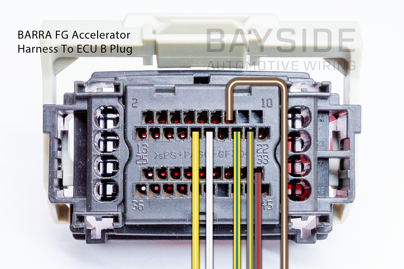 Accelerator Pedal Harness - Barra FG