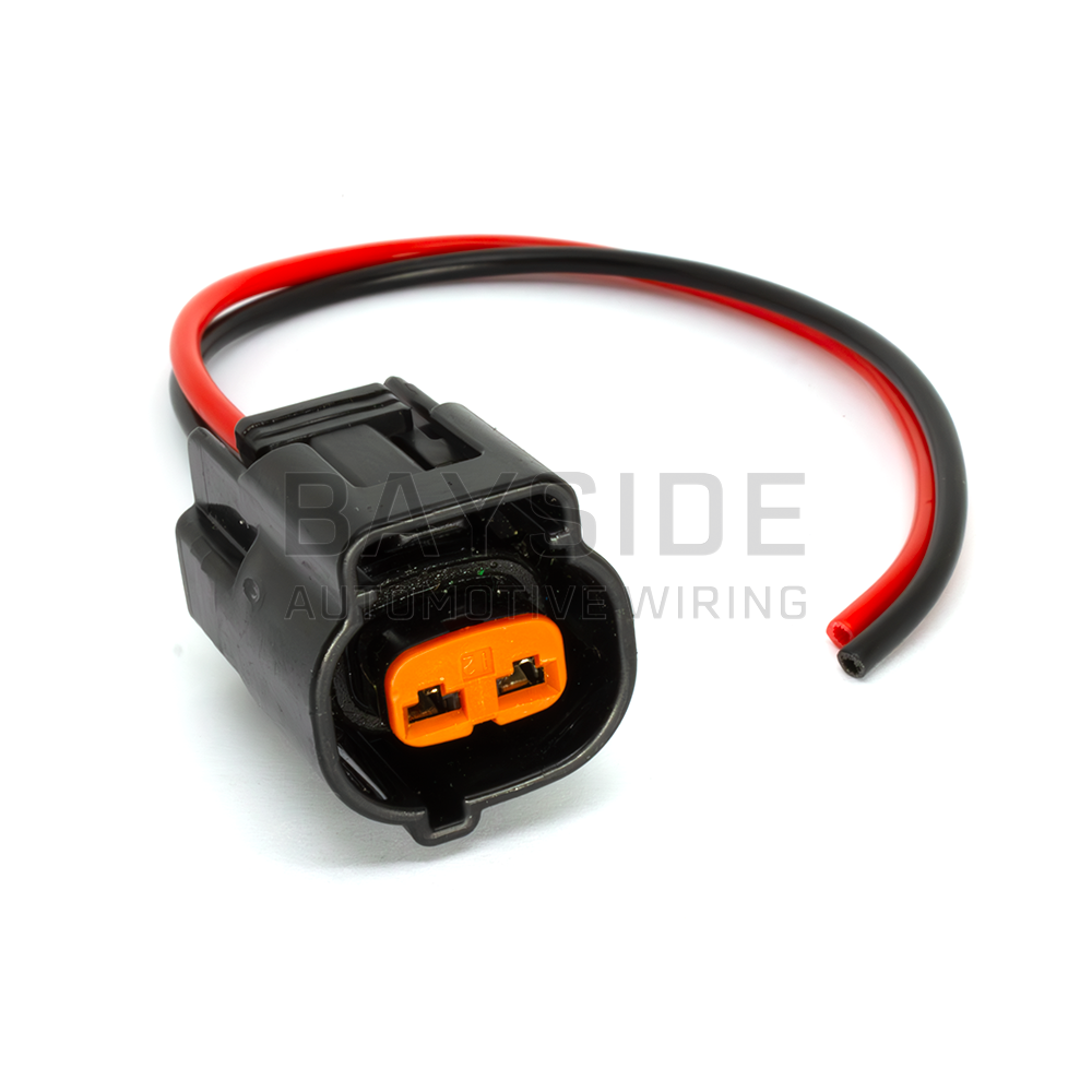 VCT Actuator Connector - Barra BA / BF / FG front angle with wires