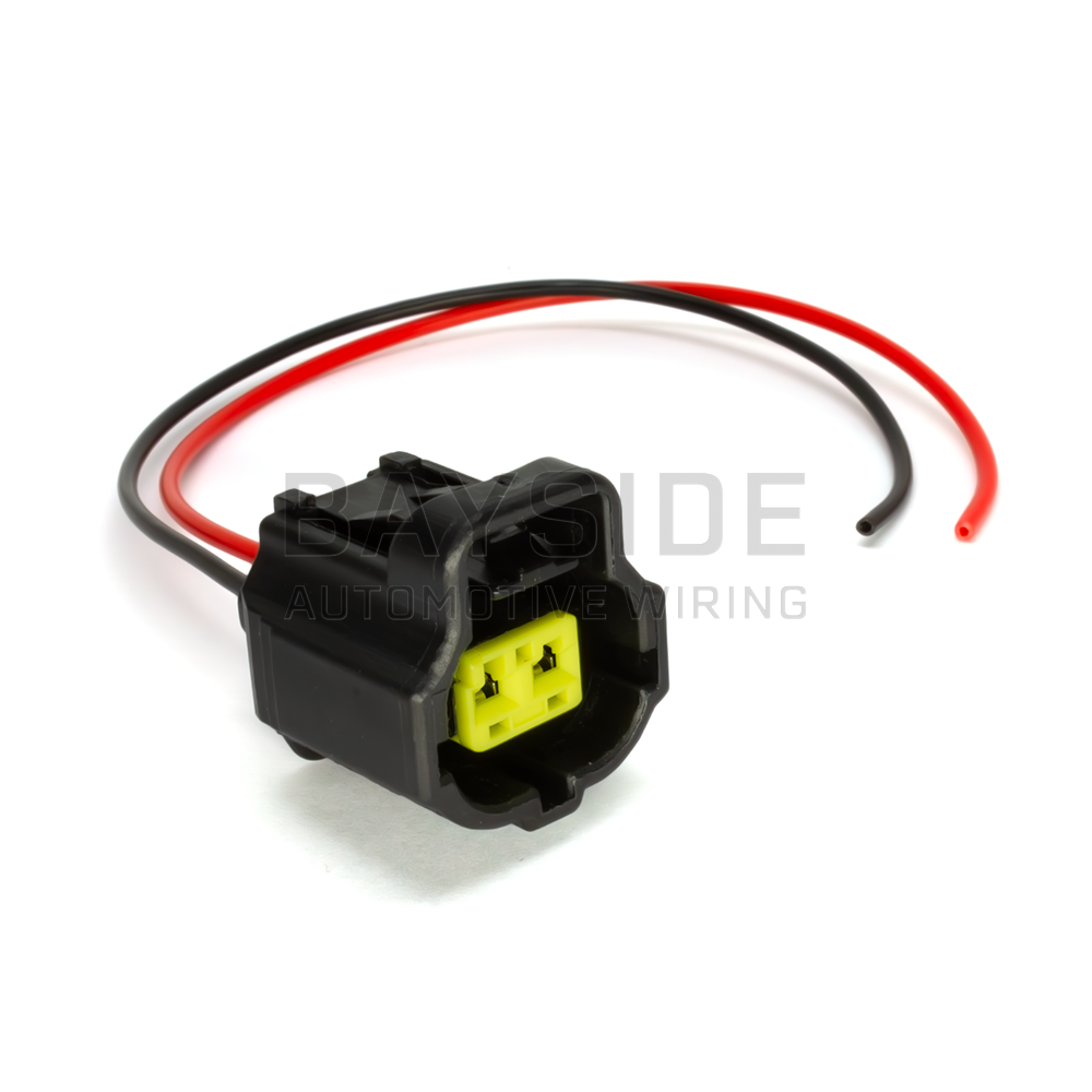 Oil Temperature Sensor Connector - Barra BA / BF / FG front angle with wires