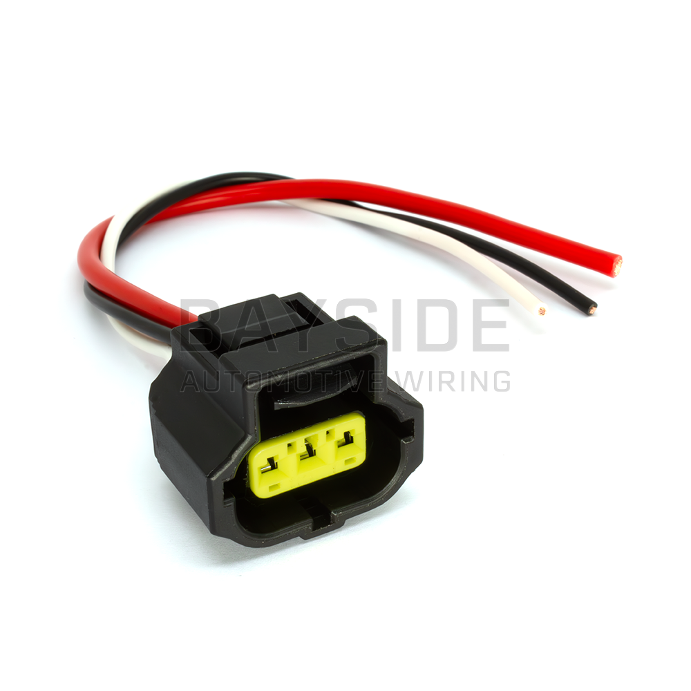 Alternator Connector - Barra / BF / FG front angle with wires