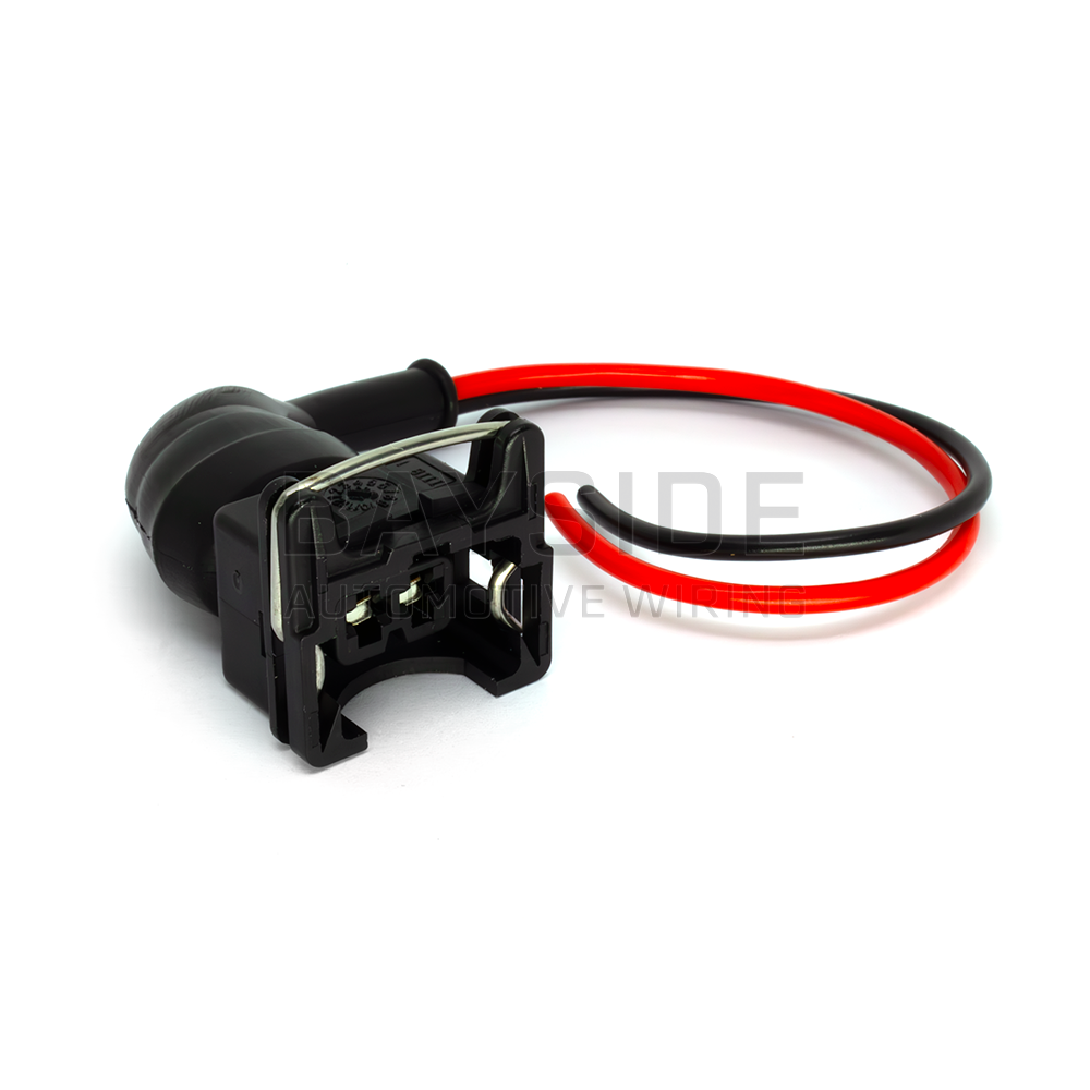 Knock Sensor Connector - Barra BA / BF / FG front angle with wires
