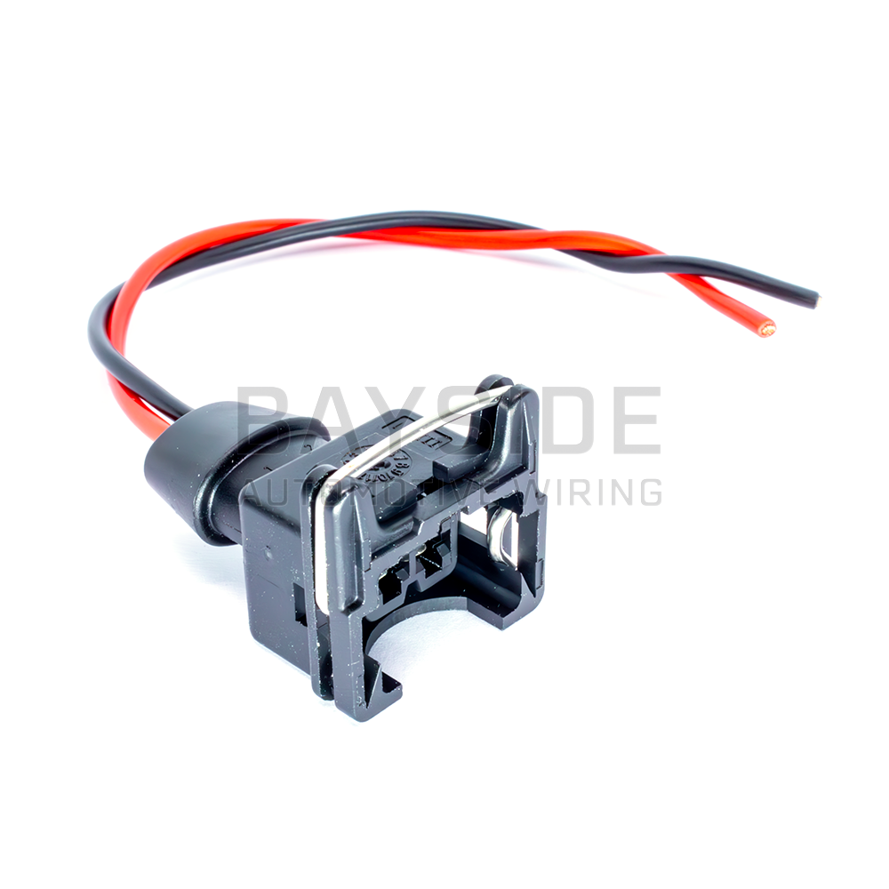Knock Sensor Connector - Barra BA / BF / FG front angle with wires no boot