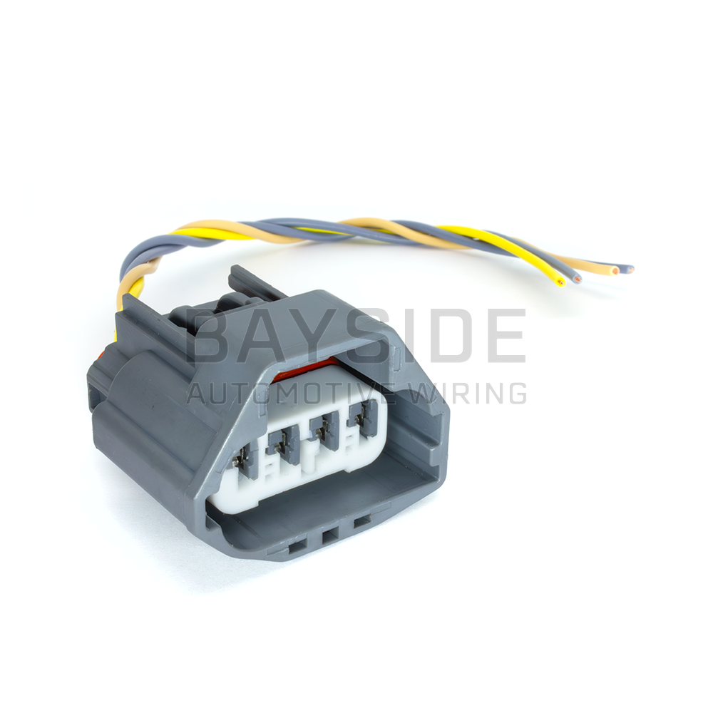 Throttle Motor Connector  - Barra BA / BF / FG front angle with wires