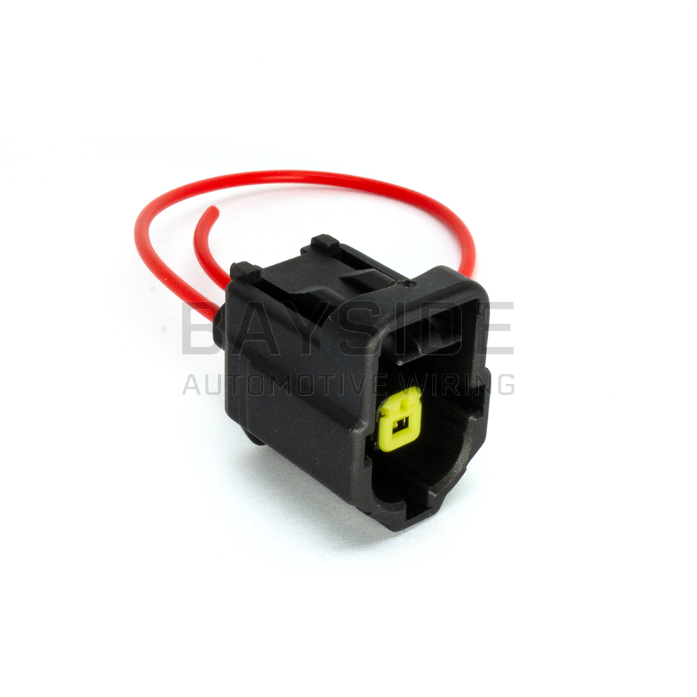 Oil Pressure Switch Connector  - Barra BA / BF / FG front angle with wires