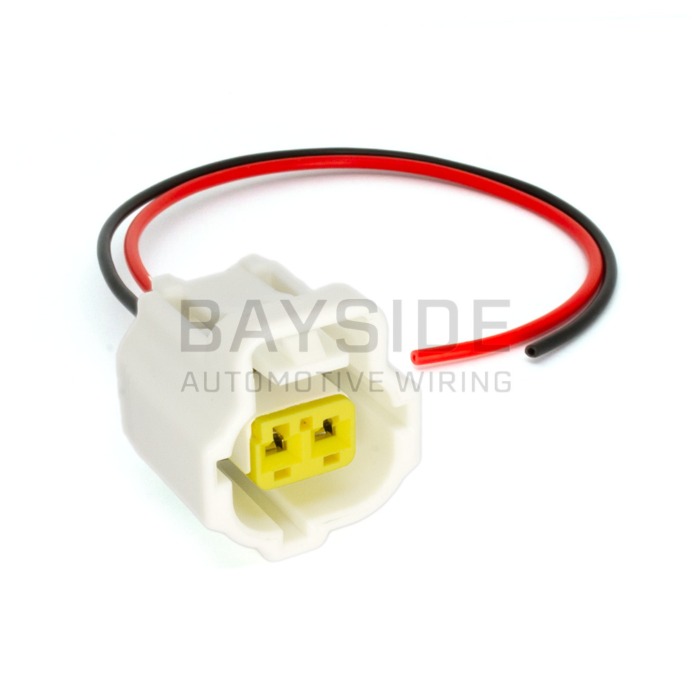 Cylinder Head Temperature Sensor Connector  - Barra BA / BF / FG front angle with wires