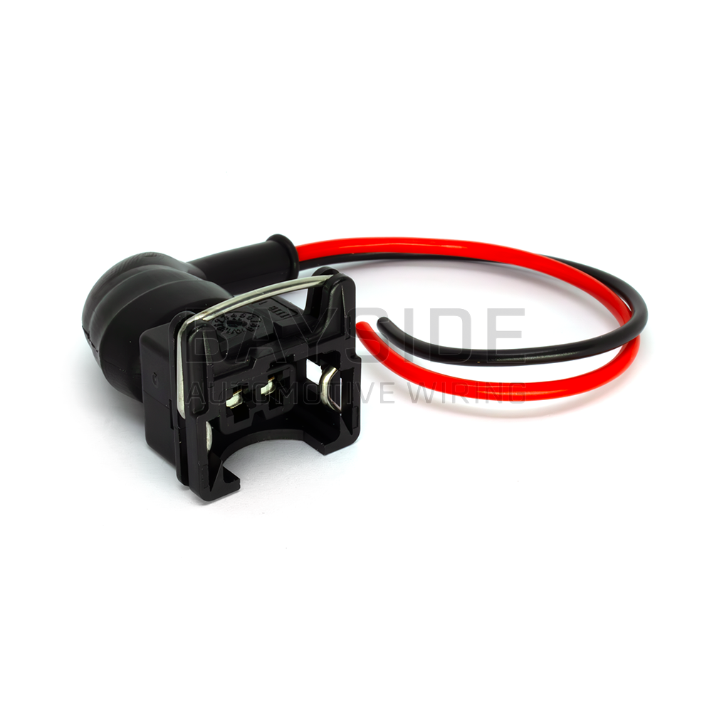 Power Steering Switch Connector  - Barra BA / BF front angle with wires