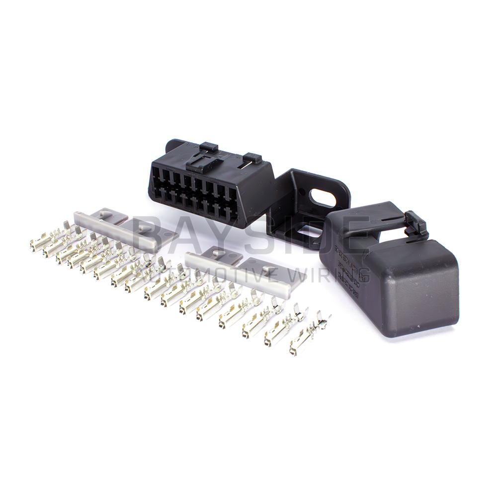 OBD 2 On Board Diagnostic Connector front angle kit