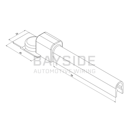 Front Seat Rail Cover - VAG